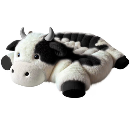 Cute Cow Litter Pet Cushions Dog Cat Cushions Pet Supplies Seat Cushions Cow Plush Chair Cushion-Plush Pillows Seat Room Decor