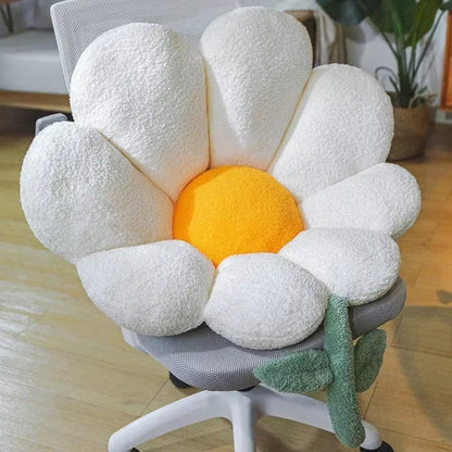 Ins Flower Cushion Office Chair Sitting Cushions Plush Sofa Throw Pillows Decor Floor Cushions Gift Home Decorative Coussin 방석