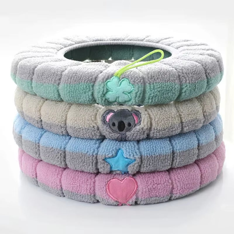 Winter Toilet Seat Cushions Bathroom Toilet Seat Cushions Handle Thicker Soft Washers with Toilet Seat Insulation Accessories