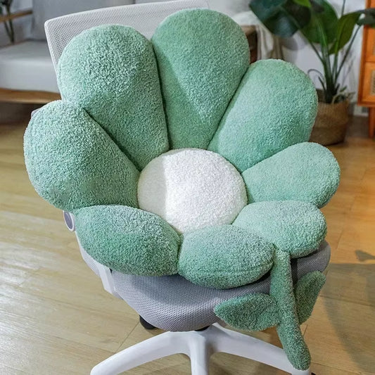 Ins Flower Cushion Office Chair Sitting Cushions Plush Sofa Throw Pillows Decor Floor Cushions Gift Home Decorative Coussin 방석