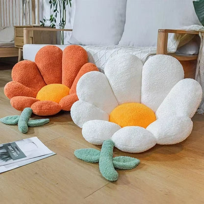 Ins Flower Cushion Office Chair Sitting Cushions Plush Sofa Throw Pillows Decor Floor Cushions Gift Home Decorative Coussin 방석