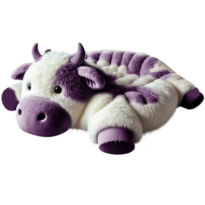 Cute Cow Litter Pet Cushions Dog Cat Cushions Pet Supplies Seat Cushions Cow Plush Chair Cushion-Plush Pillows Seat Room Decor