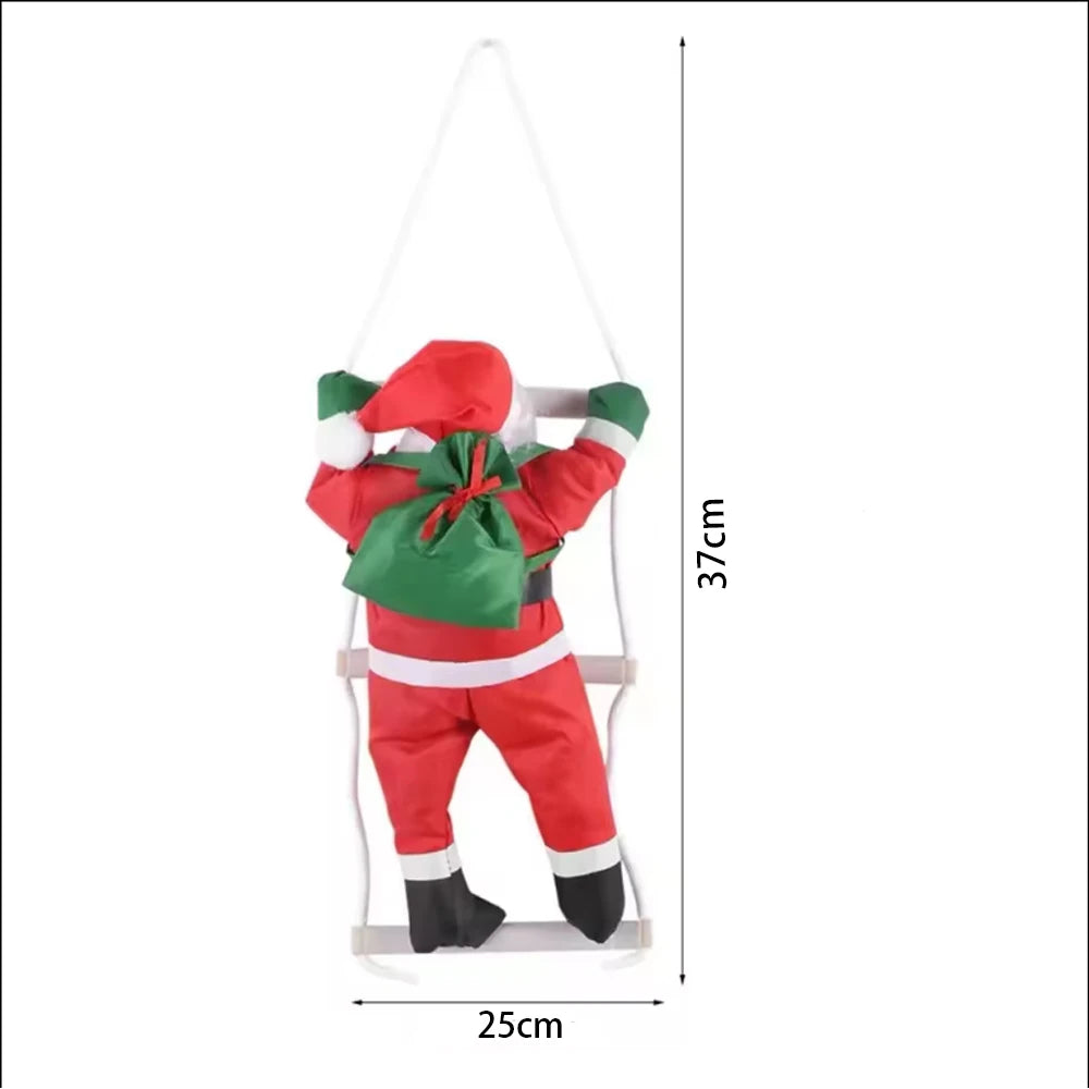 1PC Christmas Decoration Climbing Santa Claus Home Decoration Gifts Restaurant Decoration Doll Hanging